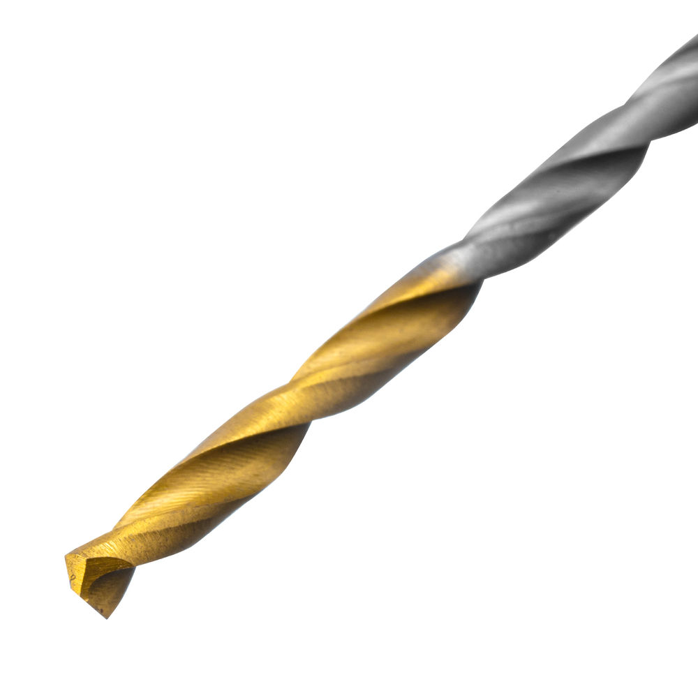 Набор сверл по металлу, 1-13 мм, Р6М5-TiN, Golden Tip, 25 шт Denzel (723009)