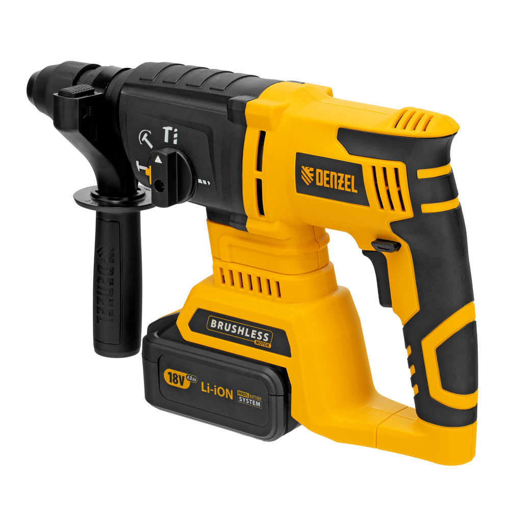 Перфоратор аккумуляторный BLRH-IB-26 Li-Ion, 18 В Denzel (26701)