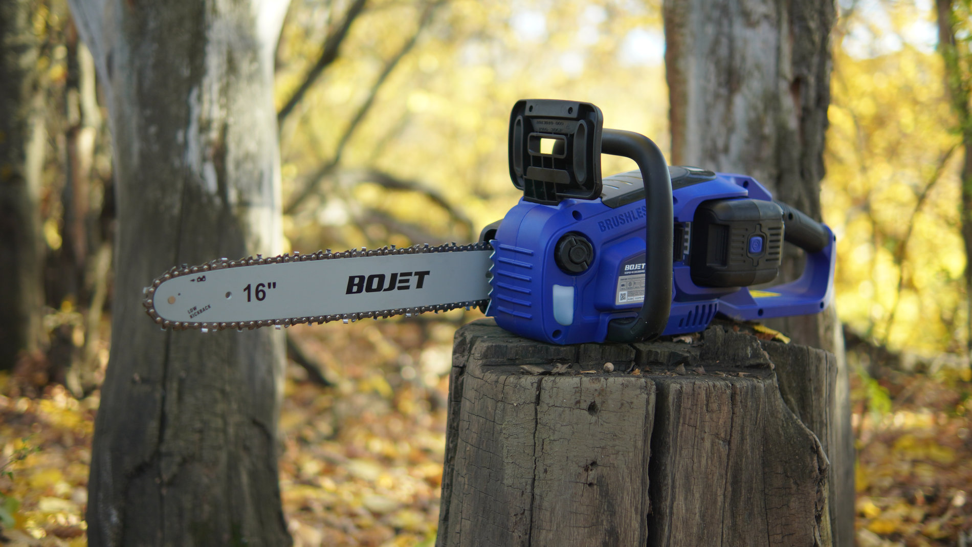 Пила цепная аккумуляторная, 58В, бесщеточный мотор, 40 см (16), 1х5 Ач, ЗУ