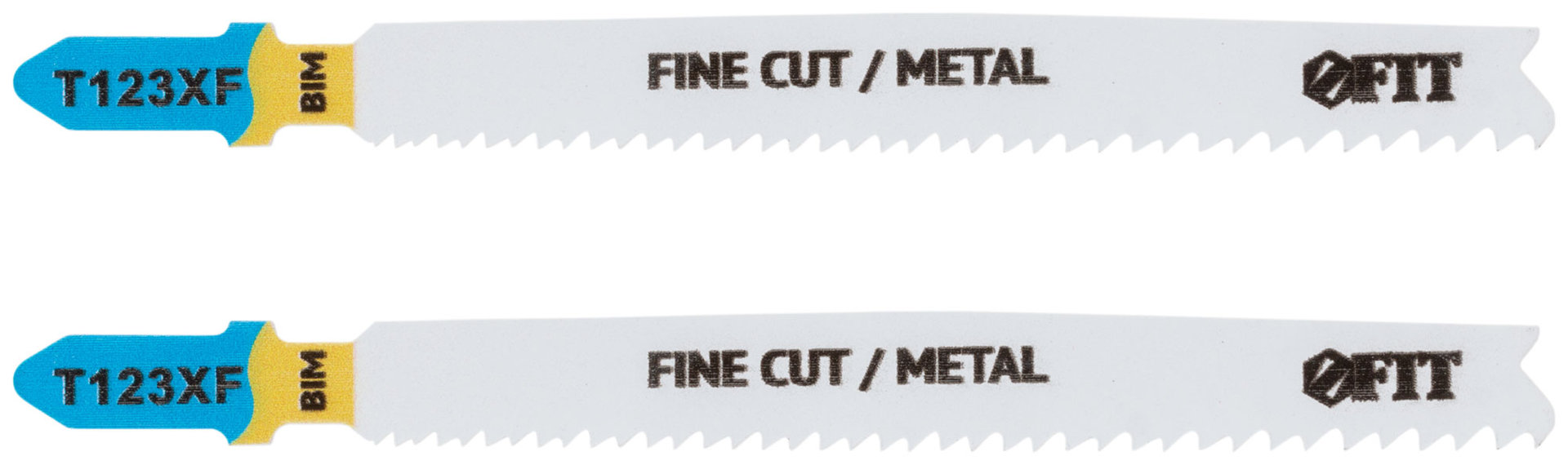 Полотна по алюминию и цвет.мет, HSS, фрезерованные зубья, 100/74 мм, переменный шаг (T123XF), 2 шт. (40929)