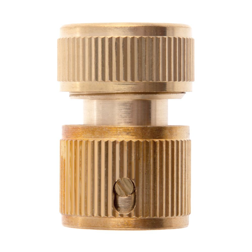 Соединитель латунный, быстросъемный для шланга 1/2 Palisad (66264)