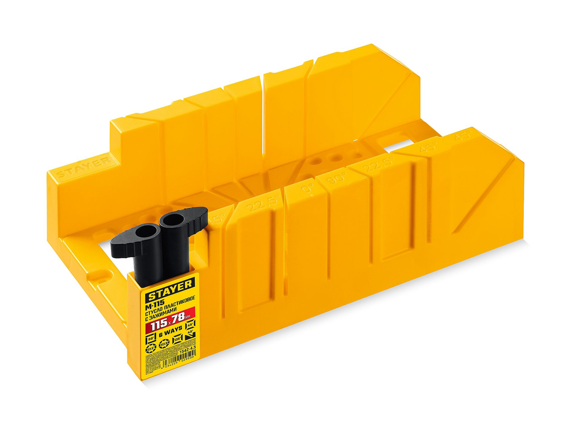 STAYER М-120, 120х80 мм, пластиковое стусло с эксцентриковыми креплениями (1542-4,5_z01)