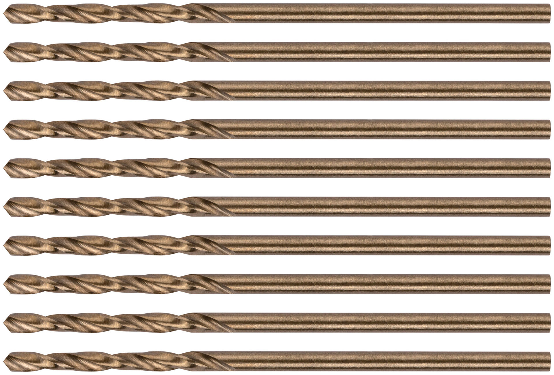 Сверла по металлу HSS с добавкой кобальта 5% Профи 1,5 мм (10 шт.) (33915)