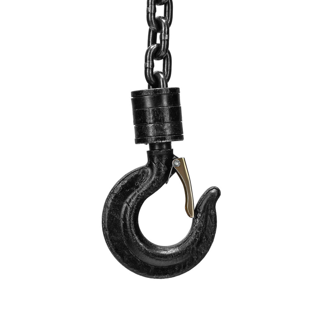 Таль цепная, 0.5 т, H подъема 2.5 м, расстояние между крюками 240 мм Matrix (519305)