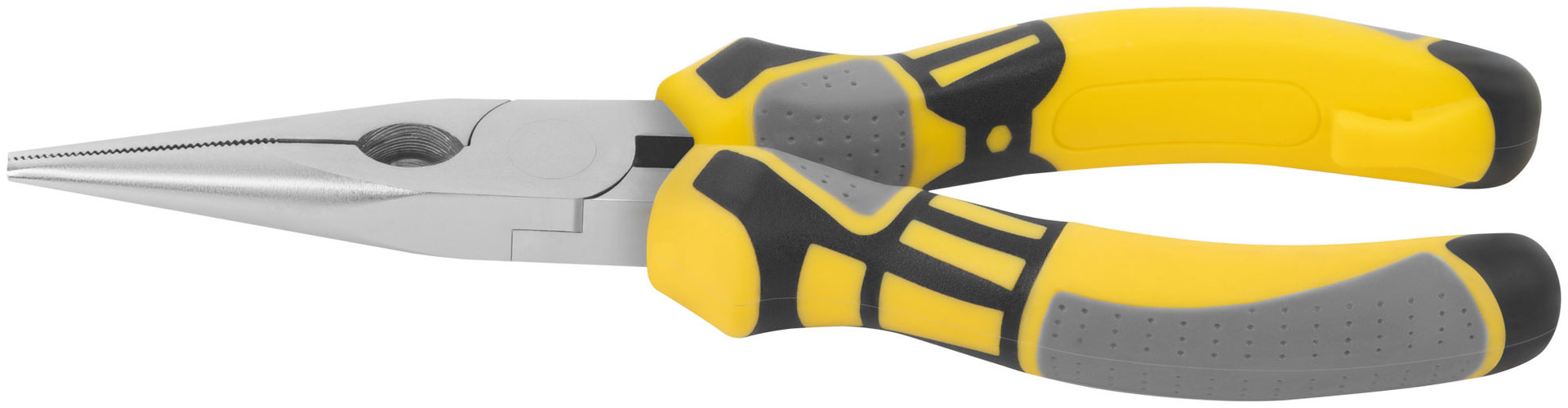 Тонконосы Смарт, трехцветные прорезиненные ручки, никелевое покрытие 160 мм (50667)