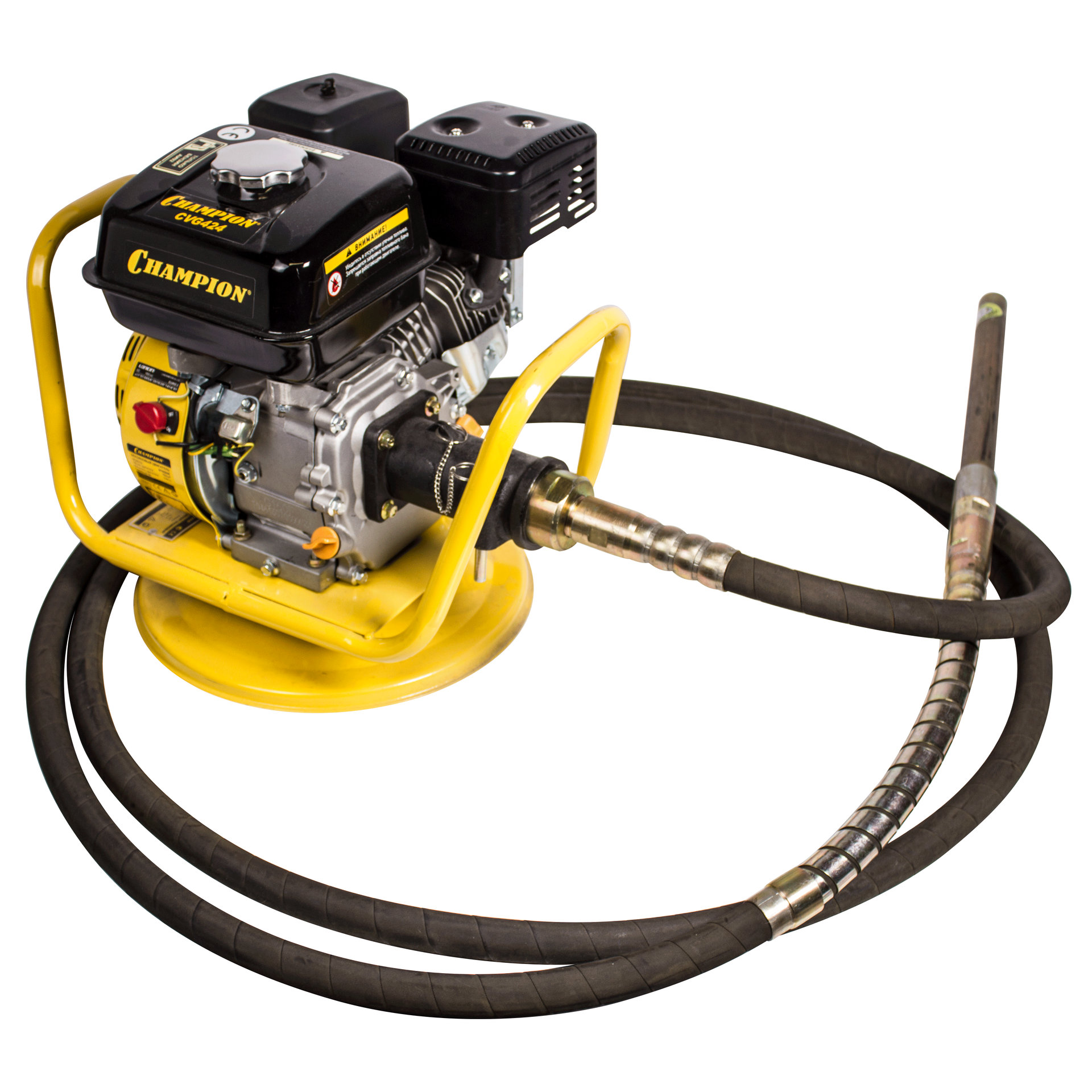 Вибратор глубинный бензиновый CHAMPION CVG424 (4кВт 24кг 4-6м без вала и вибронаконечника) (CVG424)