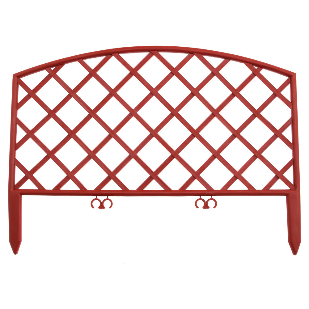 Забор декоративный Сетка, 24 х 320 см, терракот, Palisad (65026)