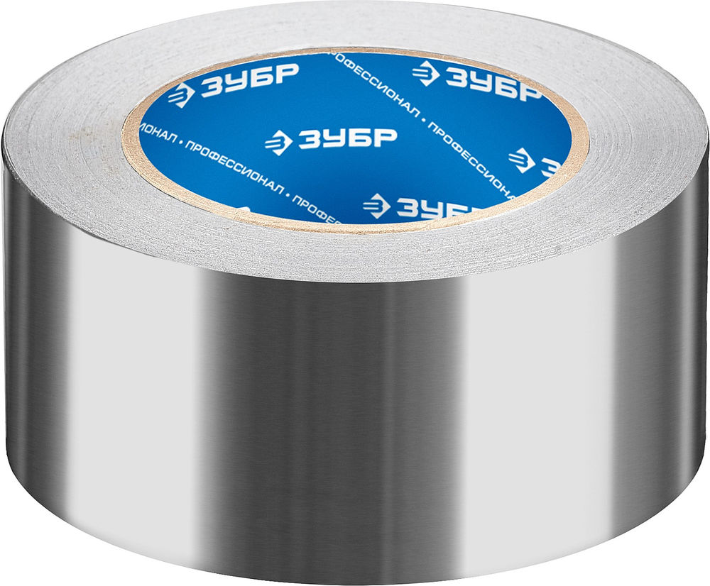 Лента алюминиевая самоклеящаяся 50 мм, 50 м, 60 гр/м2 ЗУБР Профессионал 12262-50-50