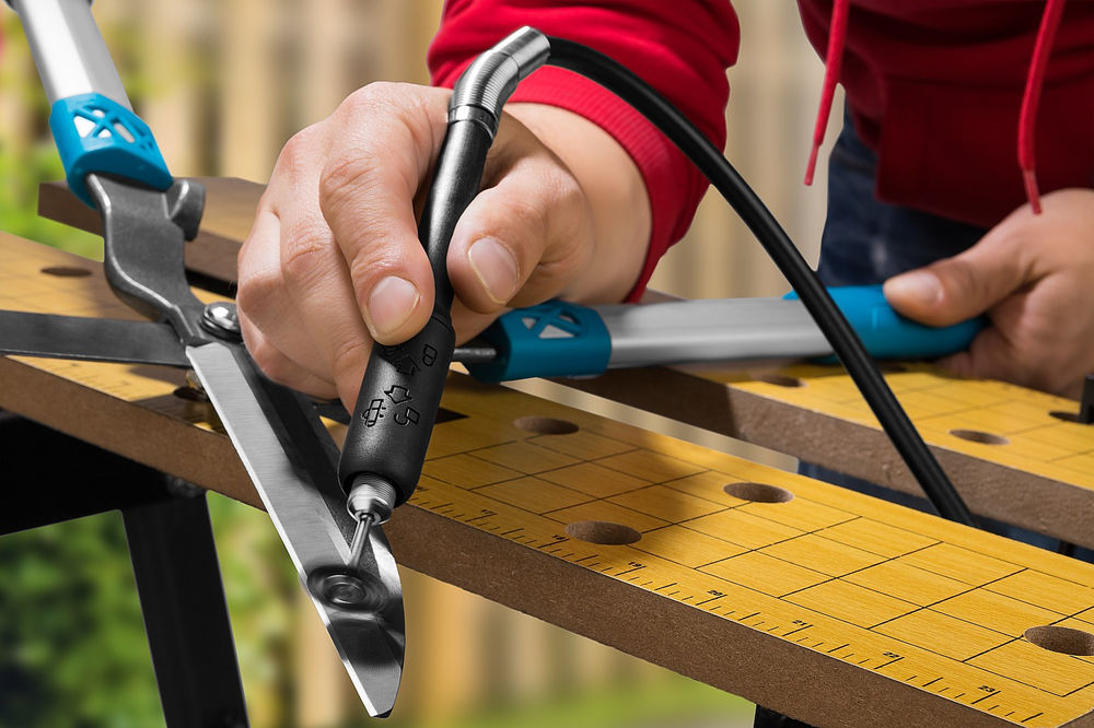 Вал гибкий с цанговым патроном длина 1 м, цанга 1.6 - 3.2 мм ЗУБР 35944