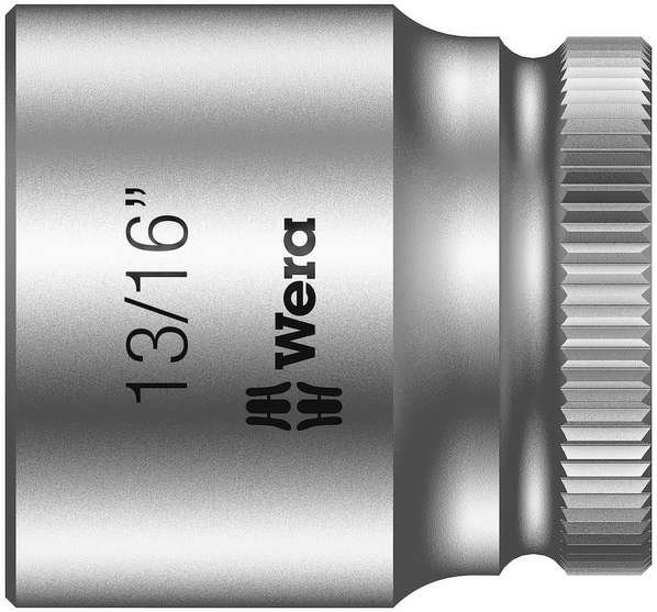 8790 HMB Zyklop Головка торцевая 6-гранная, 3/8, 13/16 x 30 мм (WE-003579)