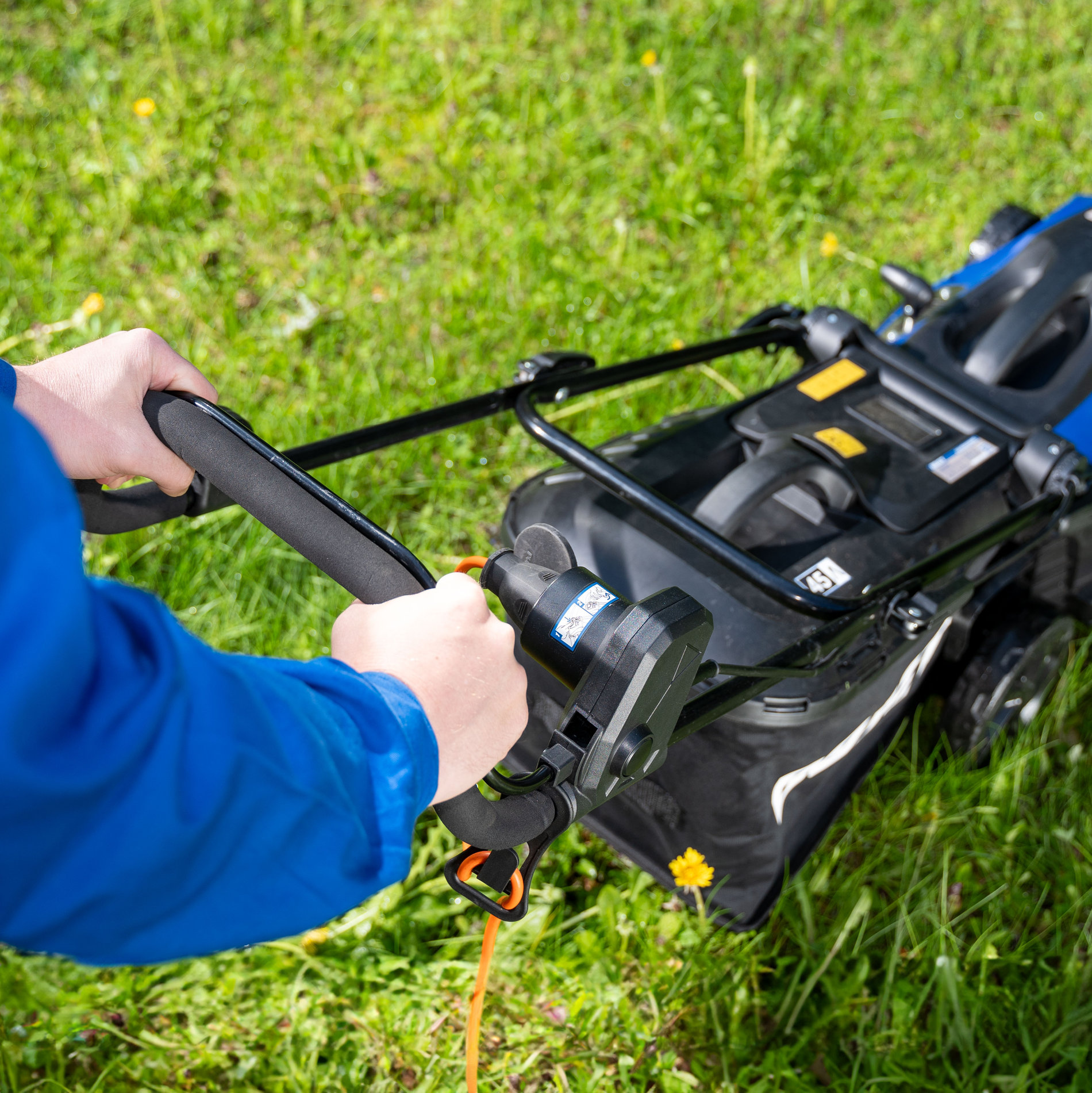 Газонокосилка электрическая, 1600Вт, 38см