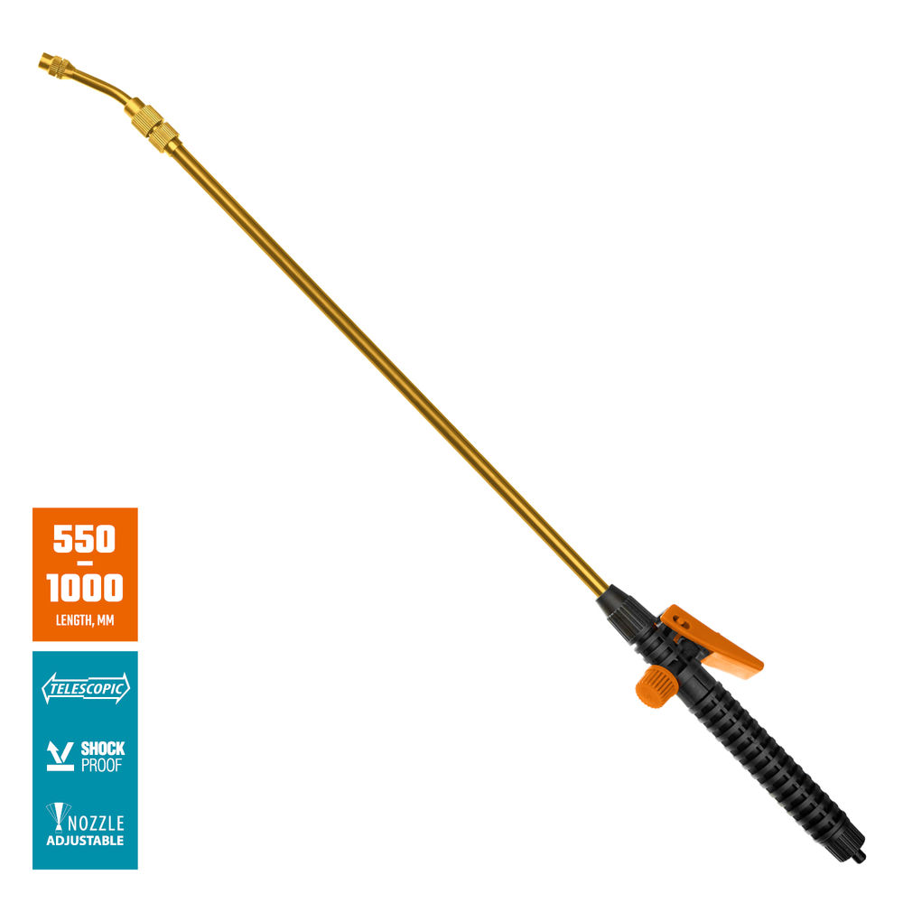 Телескопический удлинитель PE-1000, общая длина 1000 мм, латунный корпус, PROLine GRINDA 8-4251-S_z02