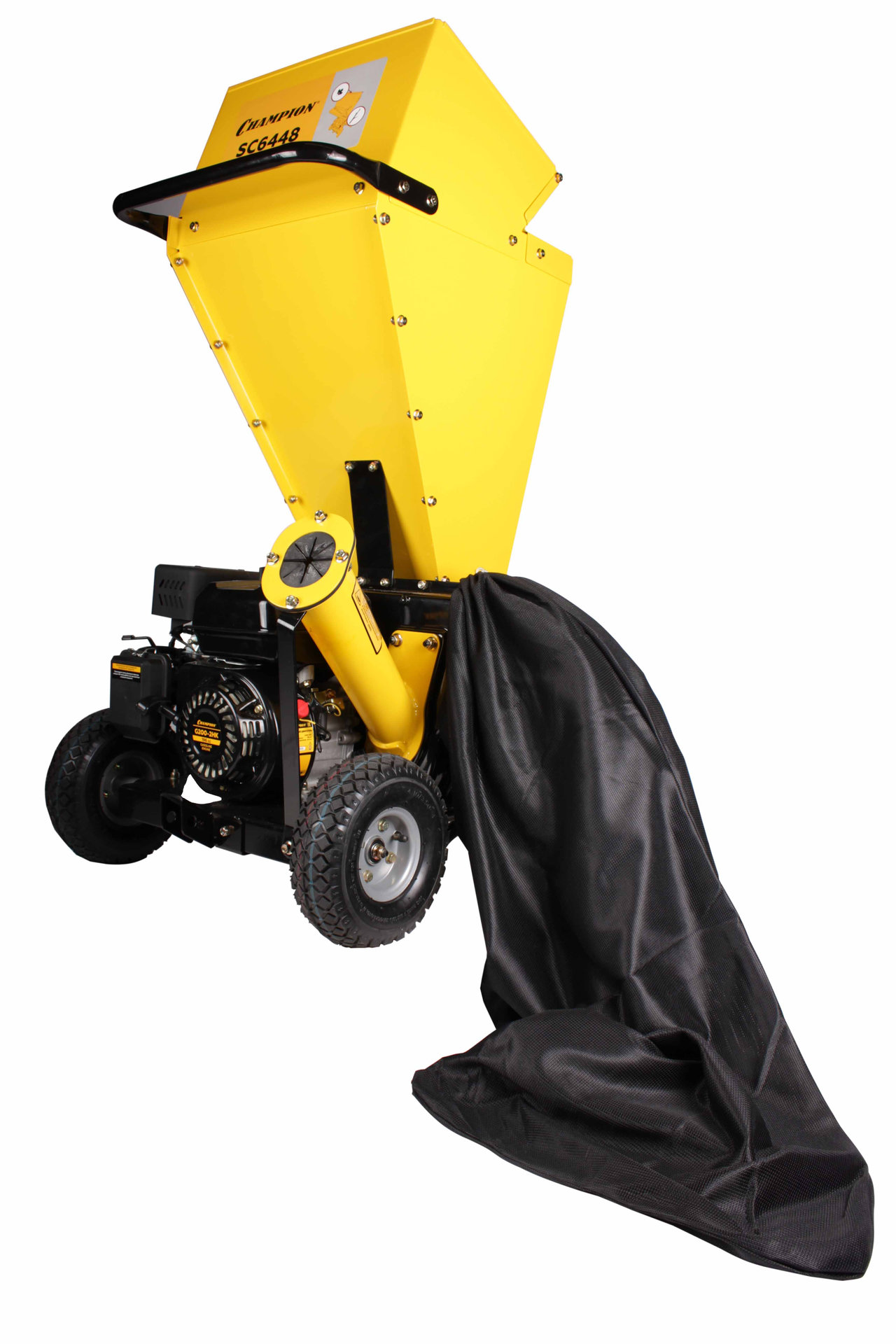 Измельчитель-шредер бензиновый PRO 4,8 кВт 196см? 50/13мм 72кг CHAMPION SC6448