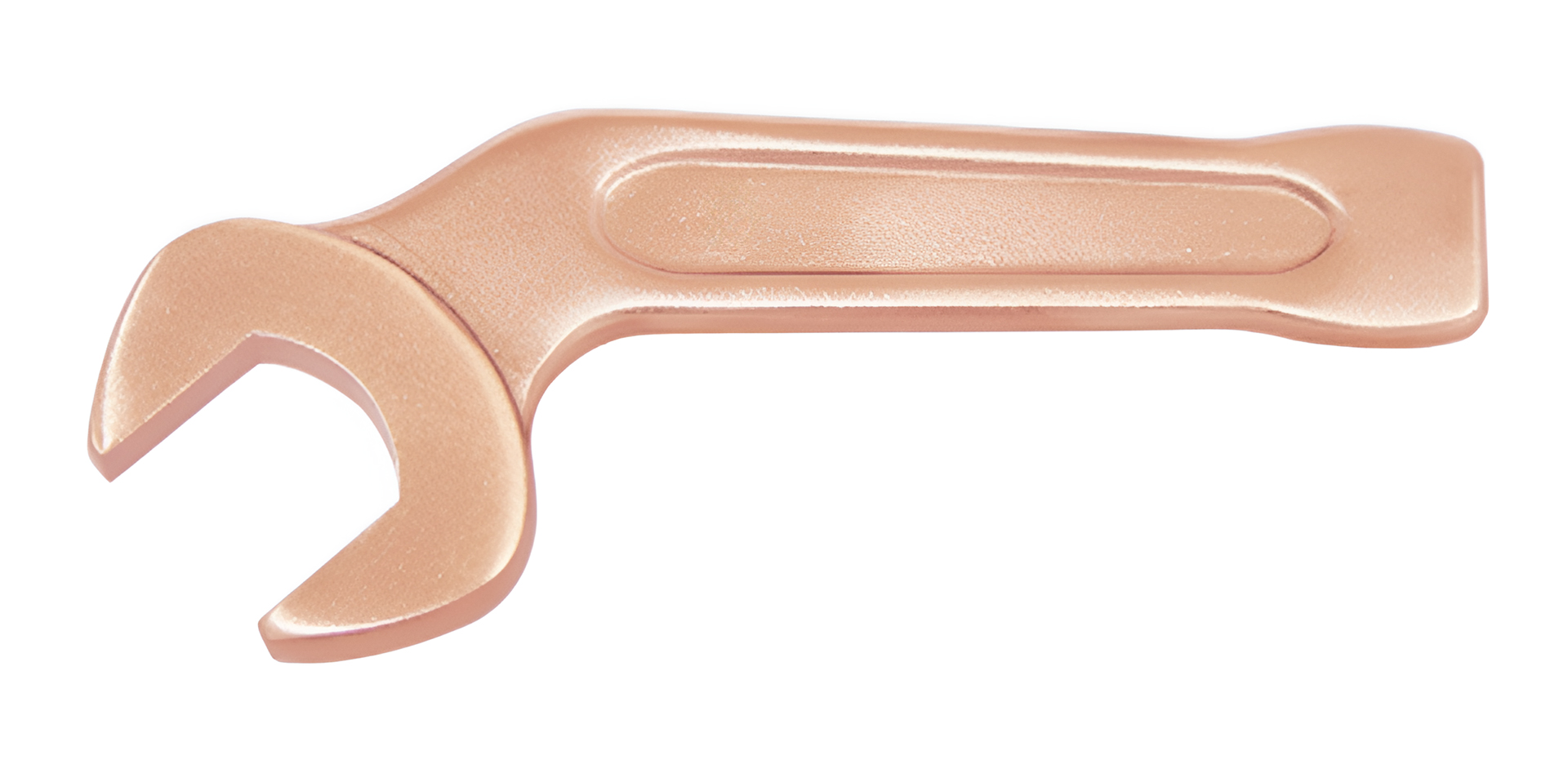 Ключ рожковый ударный изогнутый 55 искробезопасный сплав BeCu 141B-55, HORTZ