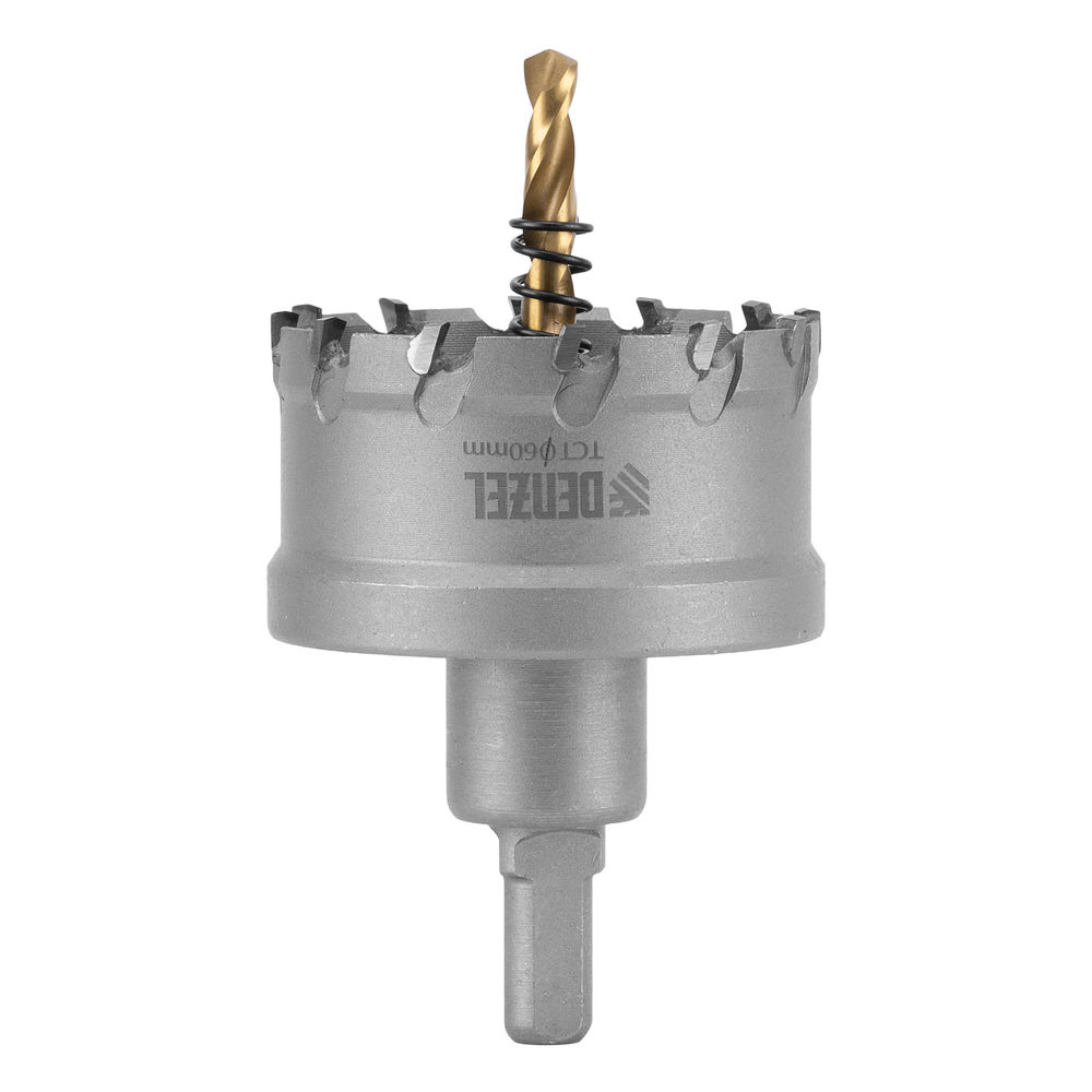 Коронка по металлу твердосплавная, 60 мм Denzel (724017)