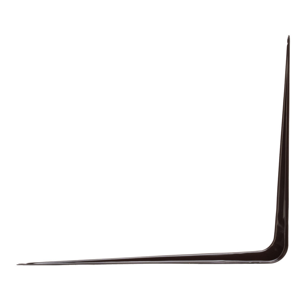 Кронштейн угловой с ребром, 300 х 350 мм, коричневый Сибртех (94028)