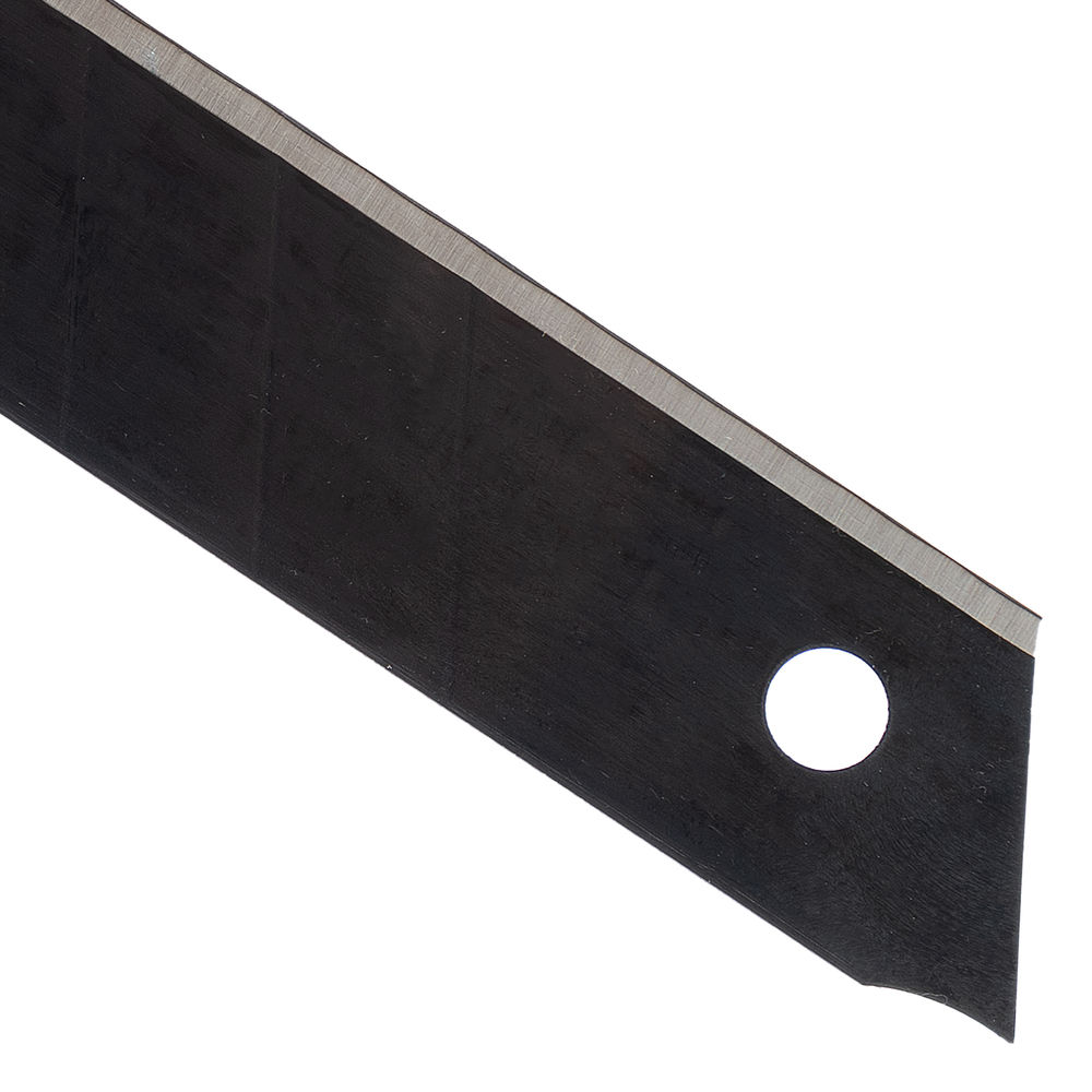 Лезвия, 18 мм, сталь SK4 - 0,5 мм, супер острые, 5 штук Denzel (79306)