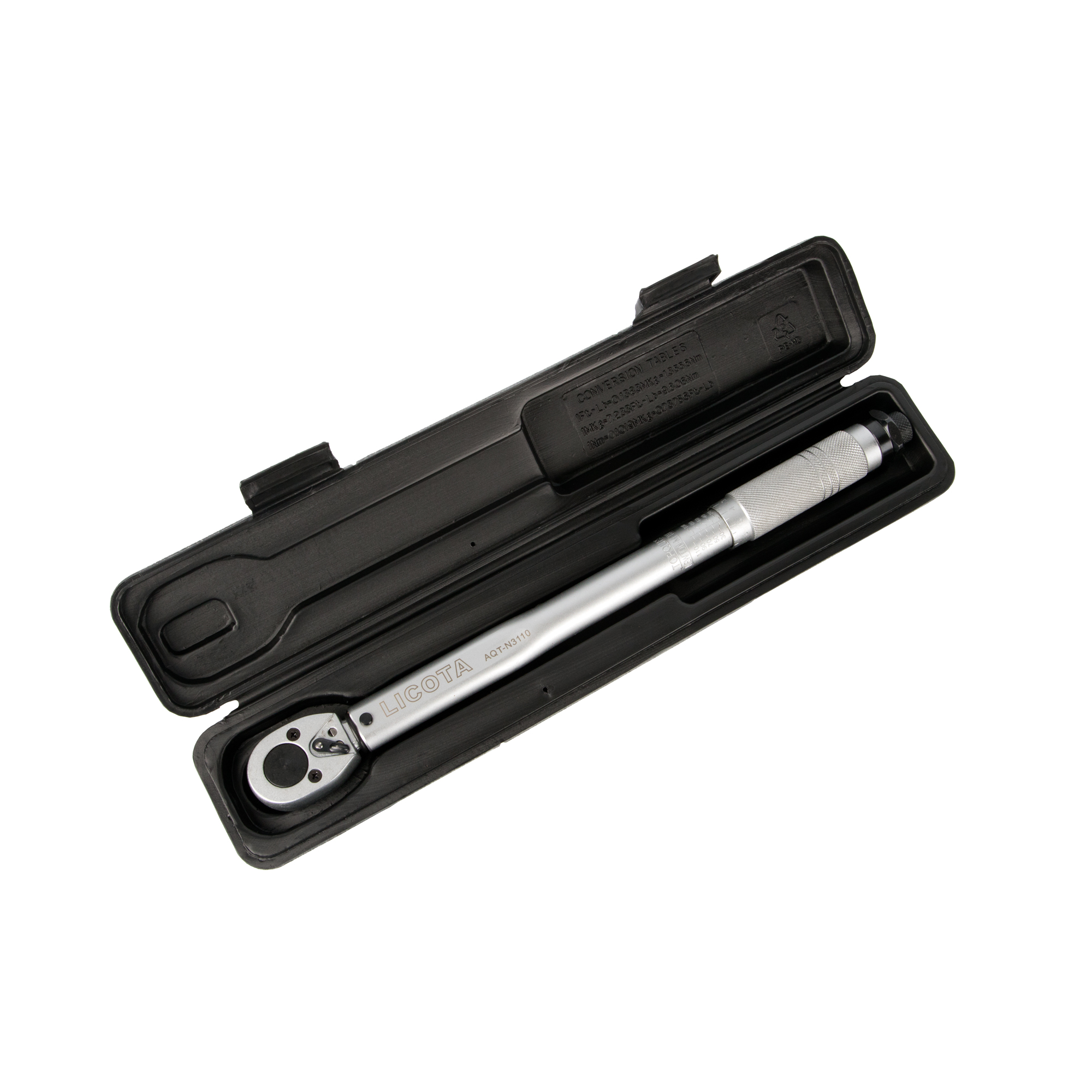 Динамометрический ключ моментный 3/8 20-110Нм, резьб. фикс. AQT-N3110 Licota