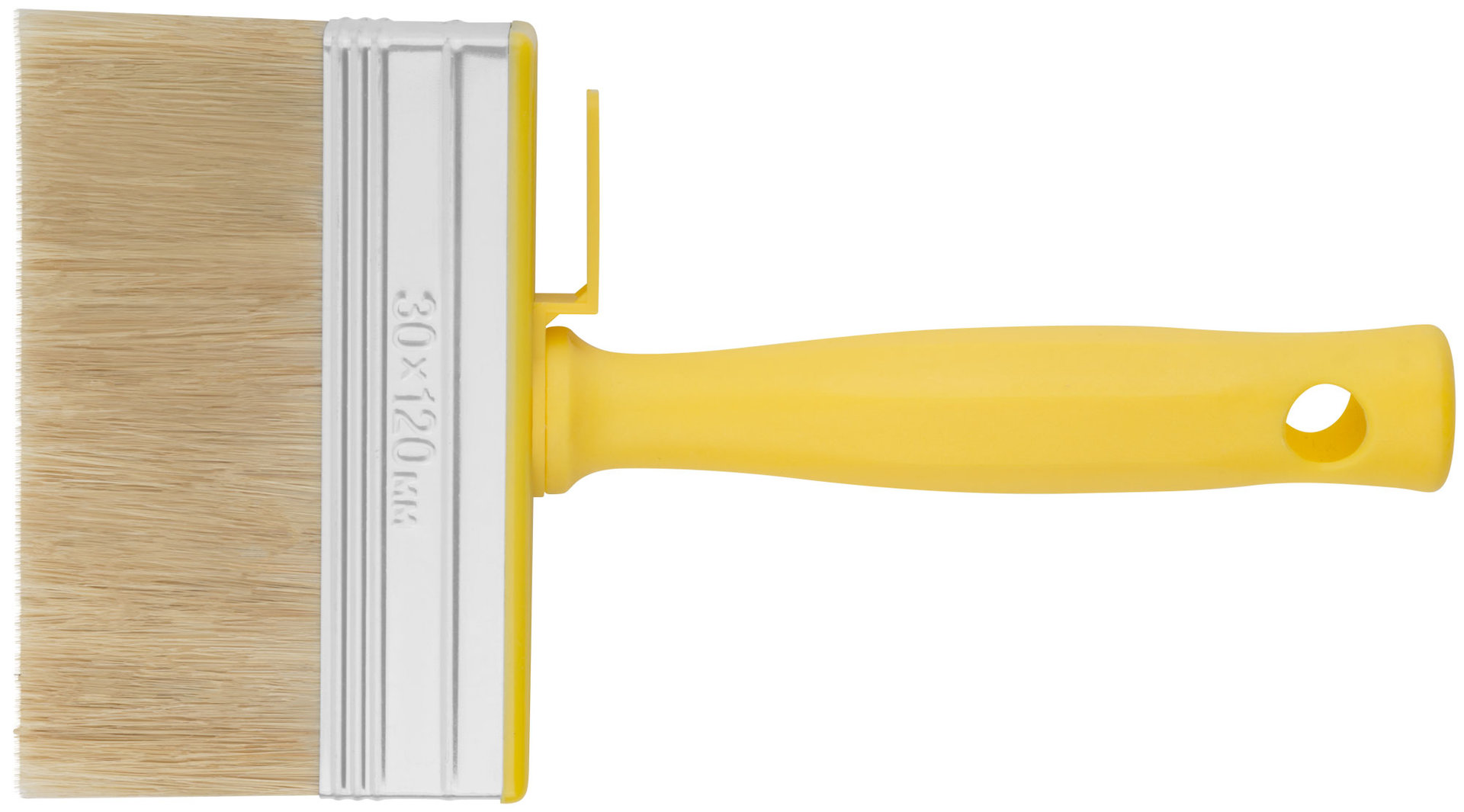 Макловица, натур.светлая щетина, пластиковый корпус, полая ручка, мини 30 х 120 мм (01643)