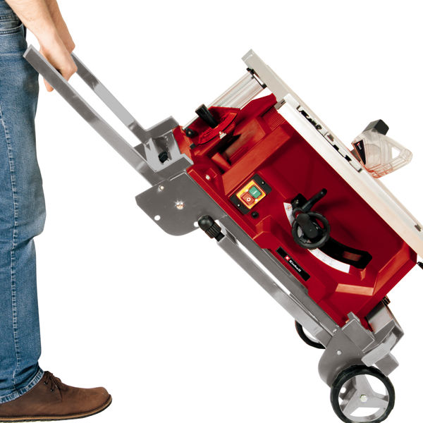 Пила стационарная Einhell TE-CC 250 UF,2000Вт,250х30мм,пропил 78 мм,складные ножки,колесики (4340539)