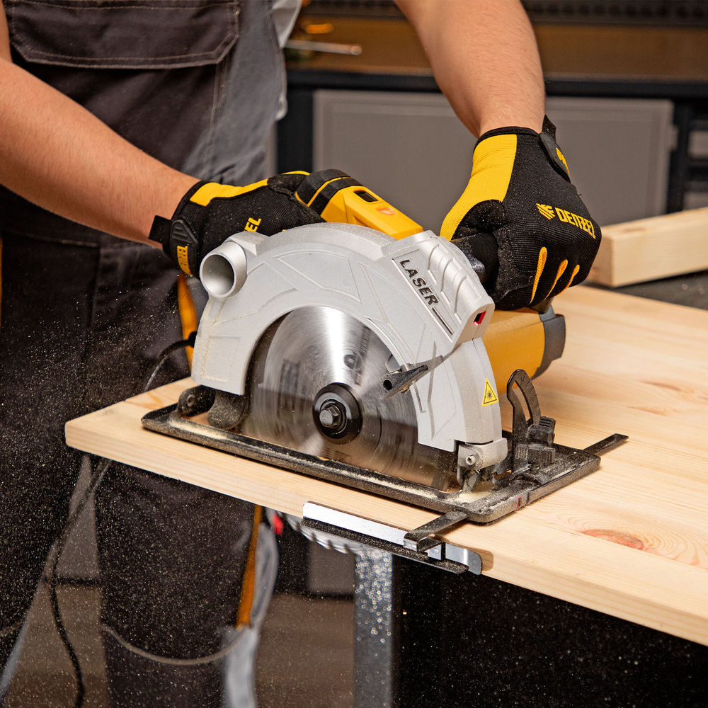 Пила циркулярная CS-210, 1800 Вт, 210 мм Denzel (27305)