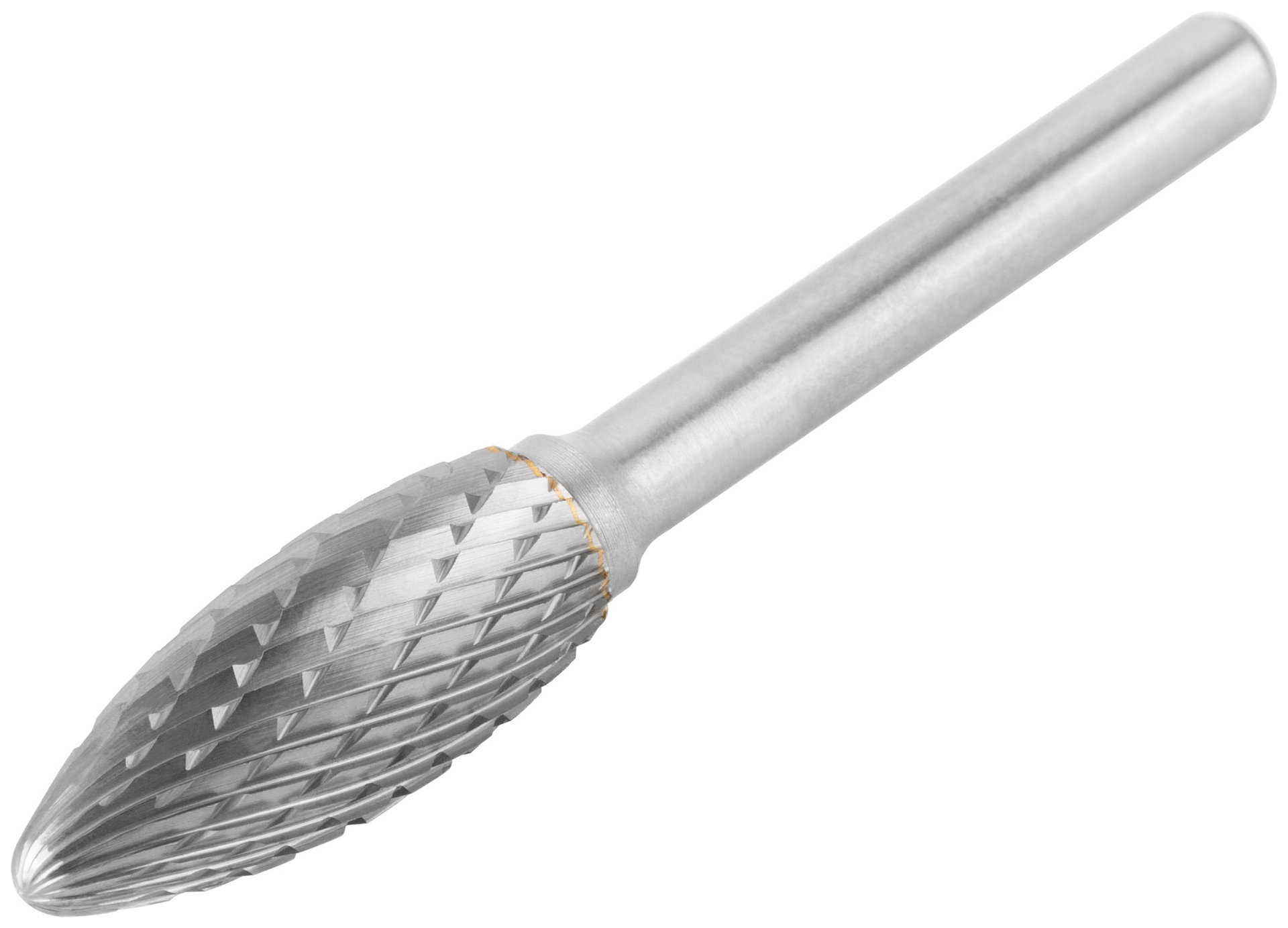 Шарошка карбидная, штифт 6 мм, тип H, эллипсоидная 12х32х75 мм (36624)