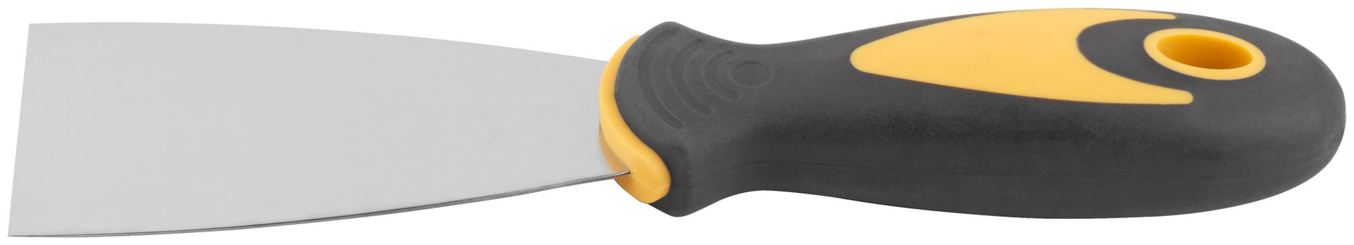 Шпатель, нерж.сталь, прорезиненная ручка 2 (50 мм) (06693)