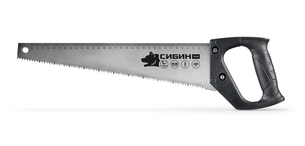 Ножовка по дереву 400 мм СИБИН БЫСТРЫЙ РЕЗ 15053-40
