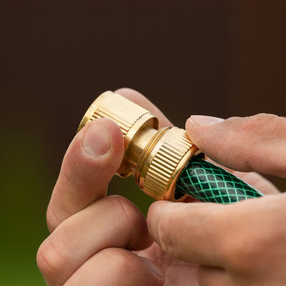 Соединитель латунный, быстросъемный для шланга 1/2 Palisad (66264)