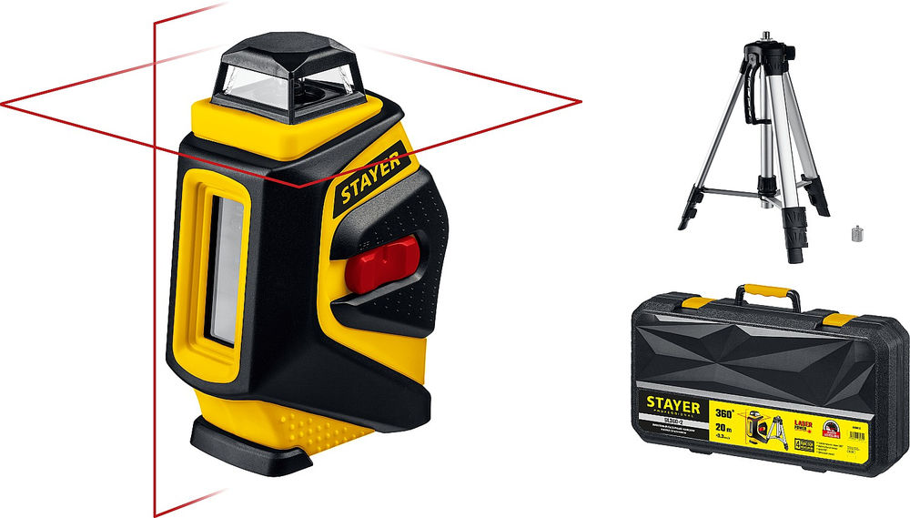 Нивелир лазерный 20 м STAYER Professional 34962-2
