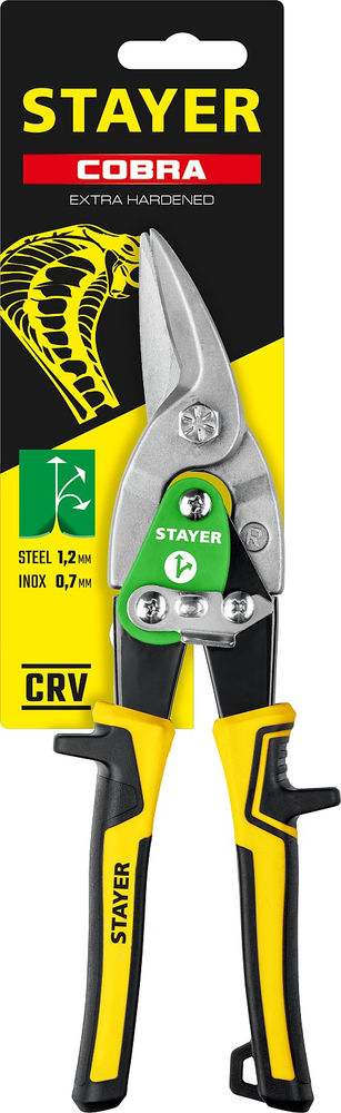 Ножницы по металлу Cobra, 250 мм, правые STAYER 23055-R_z01