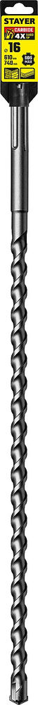 Бур SDS-max Professional Hercules-4Х STAYER 16x610/740 мм 29370-610-16  