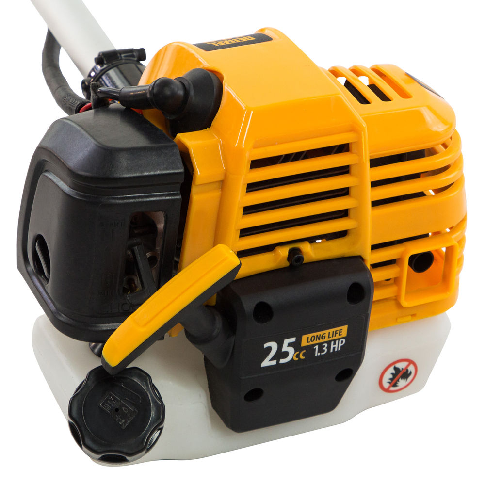 Триммер бензиновый DT 25, 25 см3, 1.3 л. с, неразъемная штанга, состоит из 2 частей Denzel (96221)