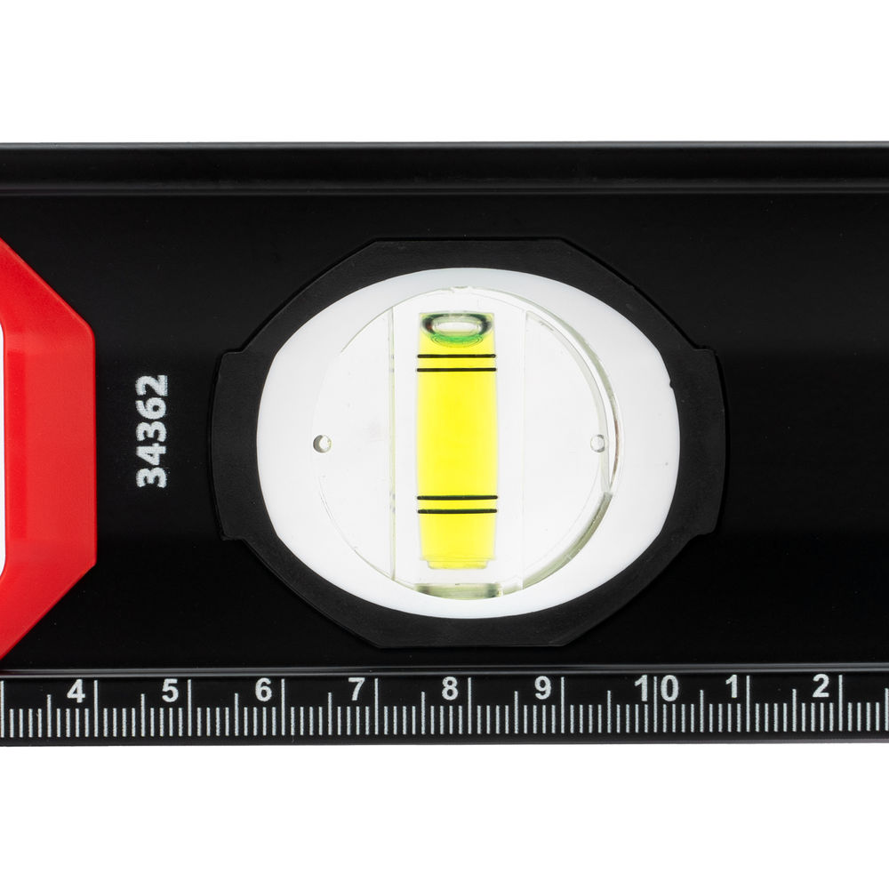 Уровень алюминиевый, усиленный, фрезерованный, 3 глазка, двухкомпонентные рукоятки, 800 мм Matrix (34362)