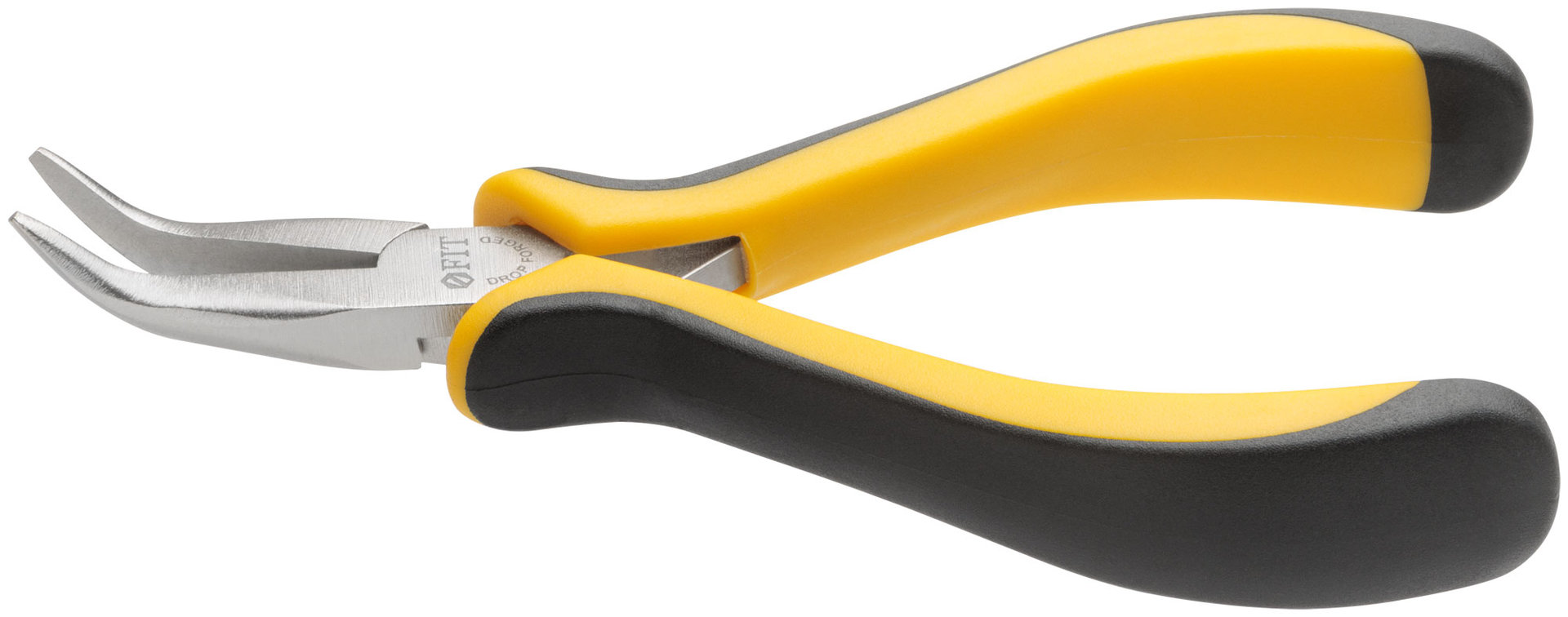 Утконосы мини Профи, никелированное покрытие, черно-желтые мягкие ручки 125 мм