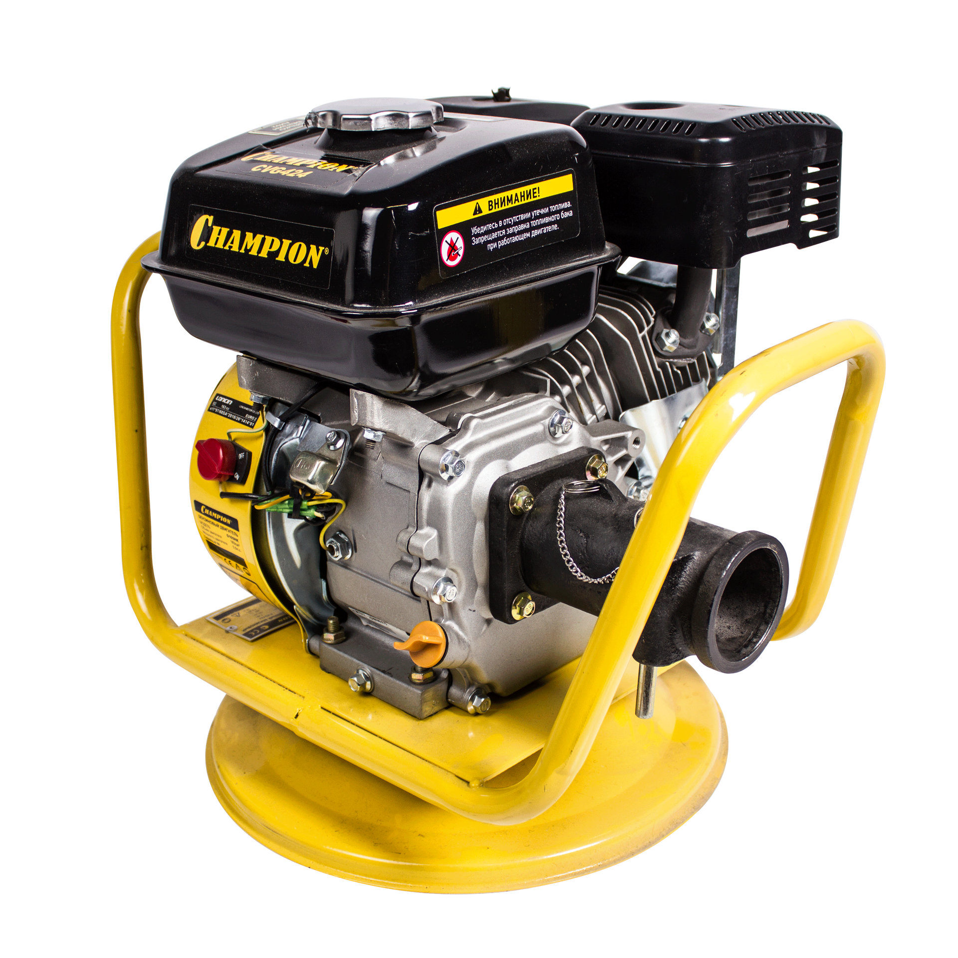 Вибратор глубинный бензиновый CHAMPION CVG424 (4кВт 24кг 4-6м без вала и вибронаконечника) (CVG424)