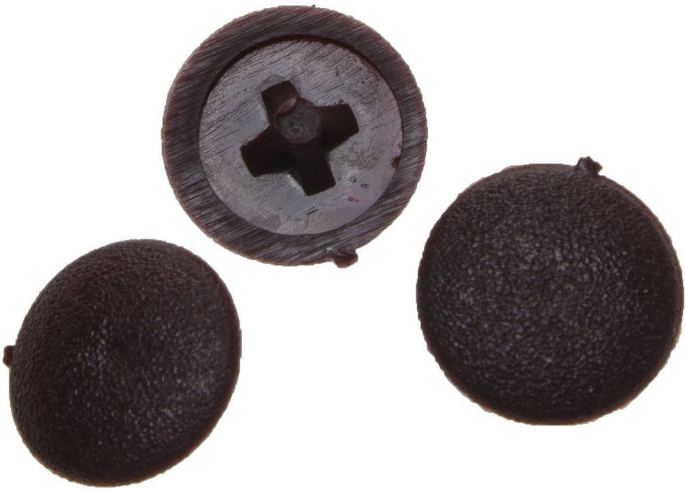 Заглушка декоративная под шуруп шлиц №2 цвет красное дерево, 40 шт ЗУБР 4-308156-5