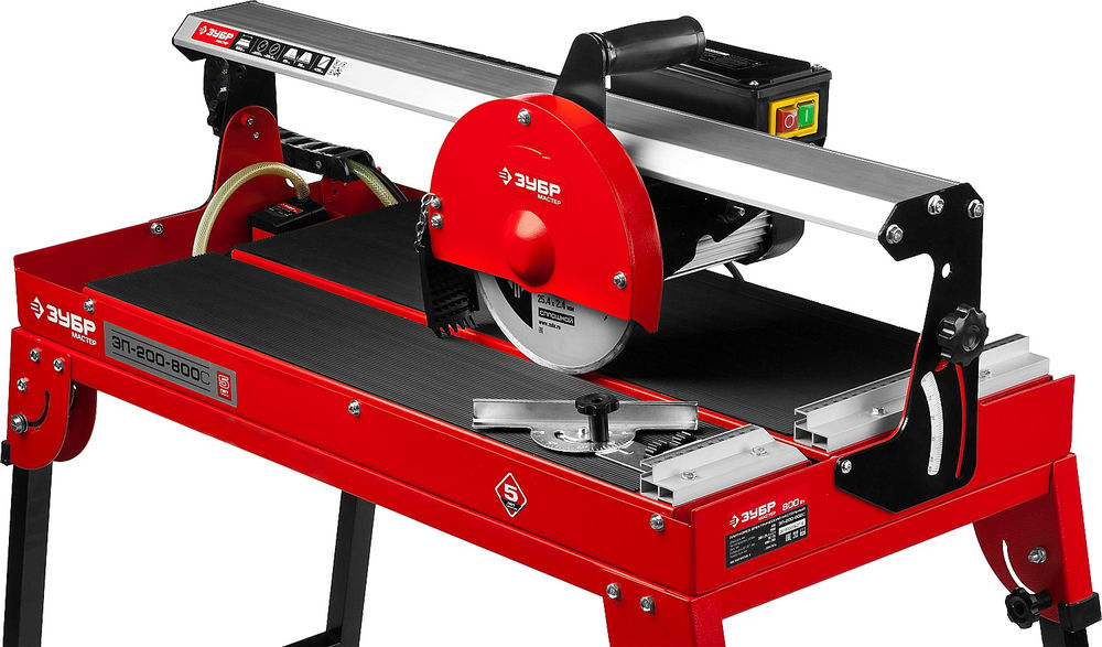 Плиткорез электрический 620 мм, d 200 мм, 800 Вт ЗУБР ЭП-200-800С