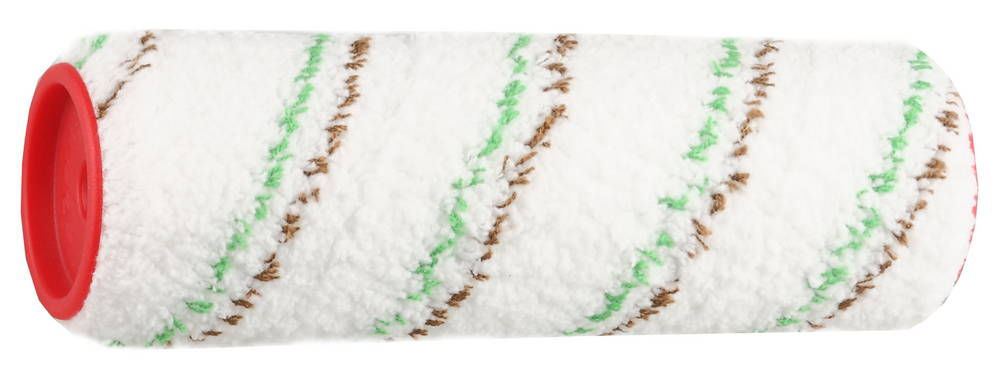 Малярный ролик МИКРОТЕКС, 48 х 180 мм, бюгель 8 мм, ворс 9 мм, микроволокно, для средств защиты дерева ЗУБР 02541-18