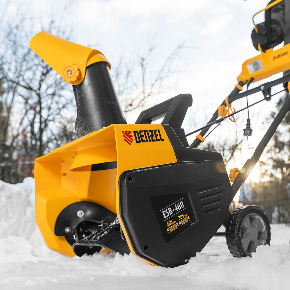 Электрическая снегоуборочная машина ESB-460, 2 кВт Denzel (97634)