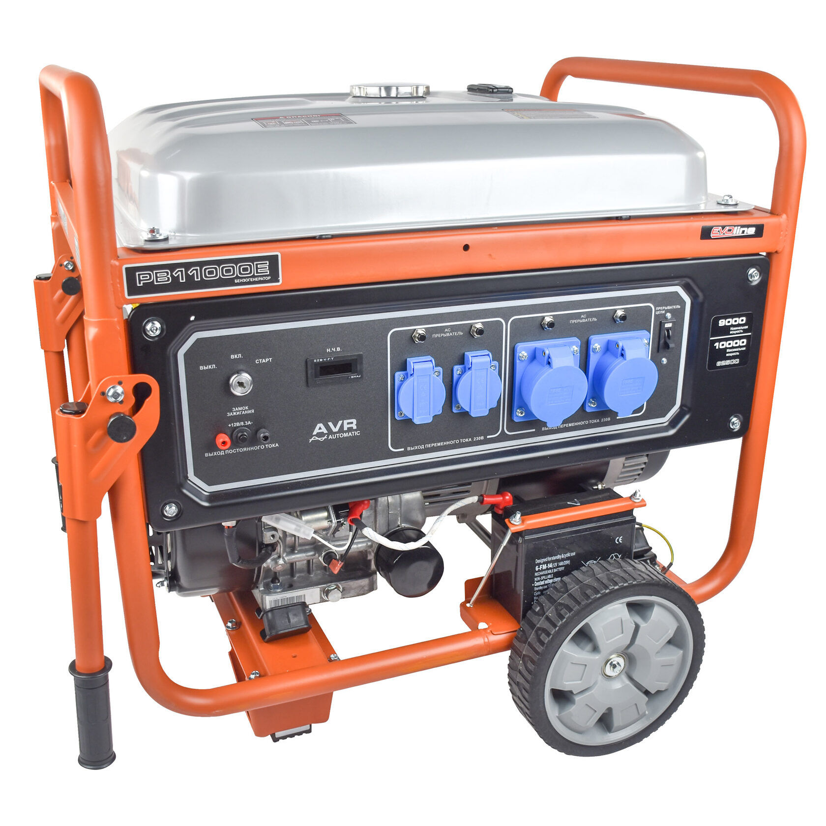 Генератор бензиновый EVOline PB 11000 E (произведено Zongshen)