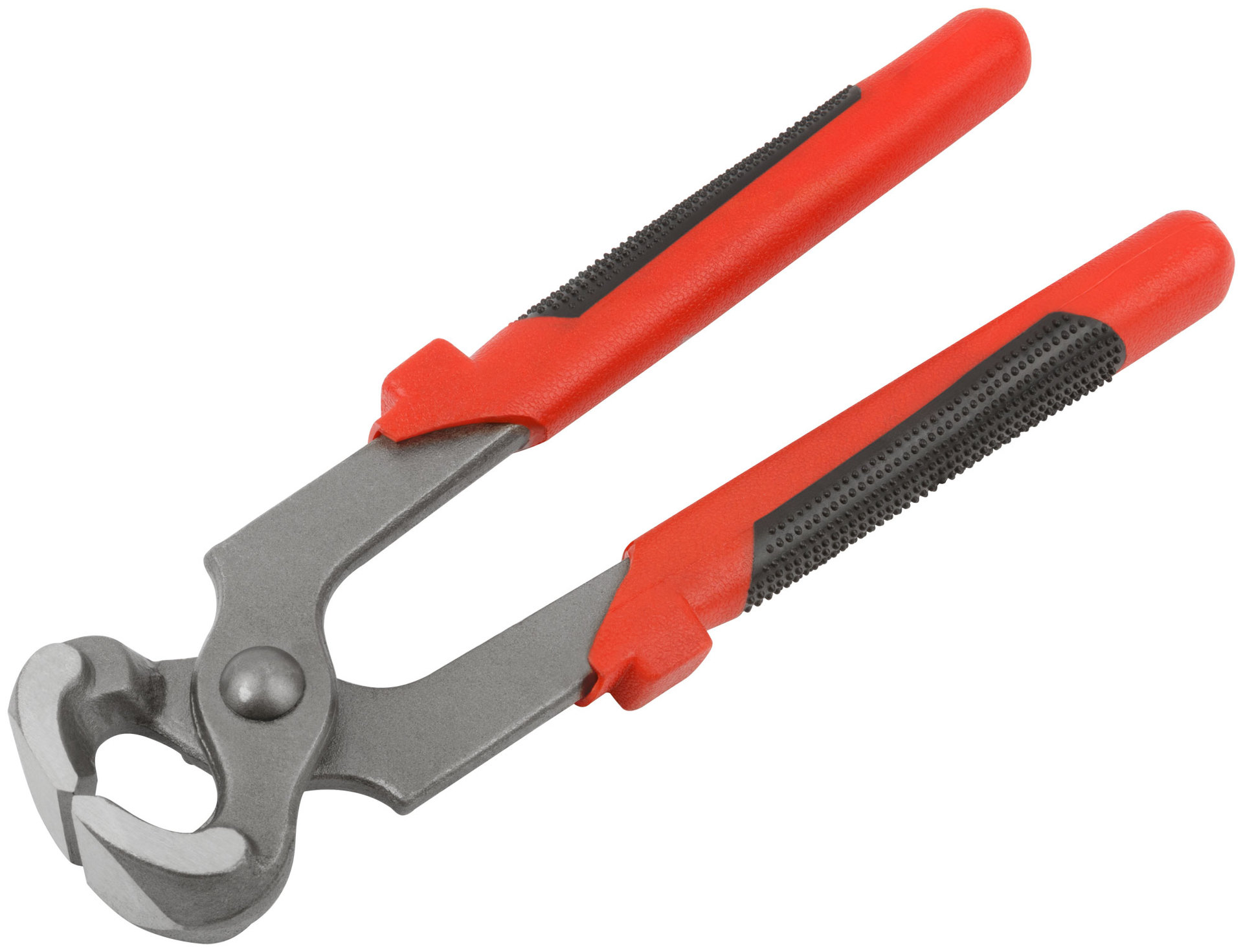 Клещи строительные Стандарт, пластиковые красно-черные ручки 200 мм