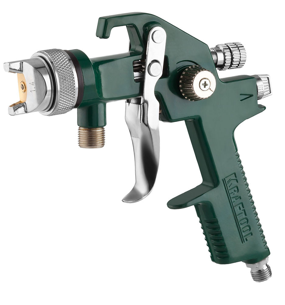 Пневматический краскопульт с нижним бачком AirKraft, HVLP, 1.4 мм KRAFTOOL 06520-1.4