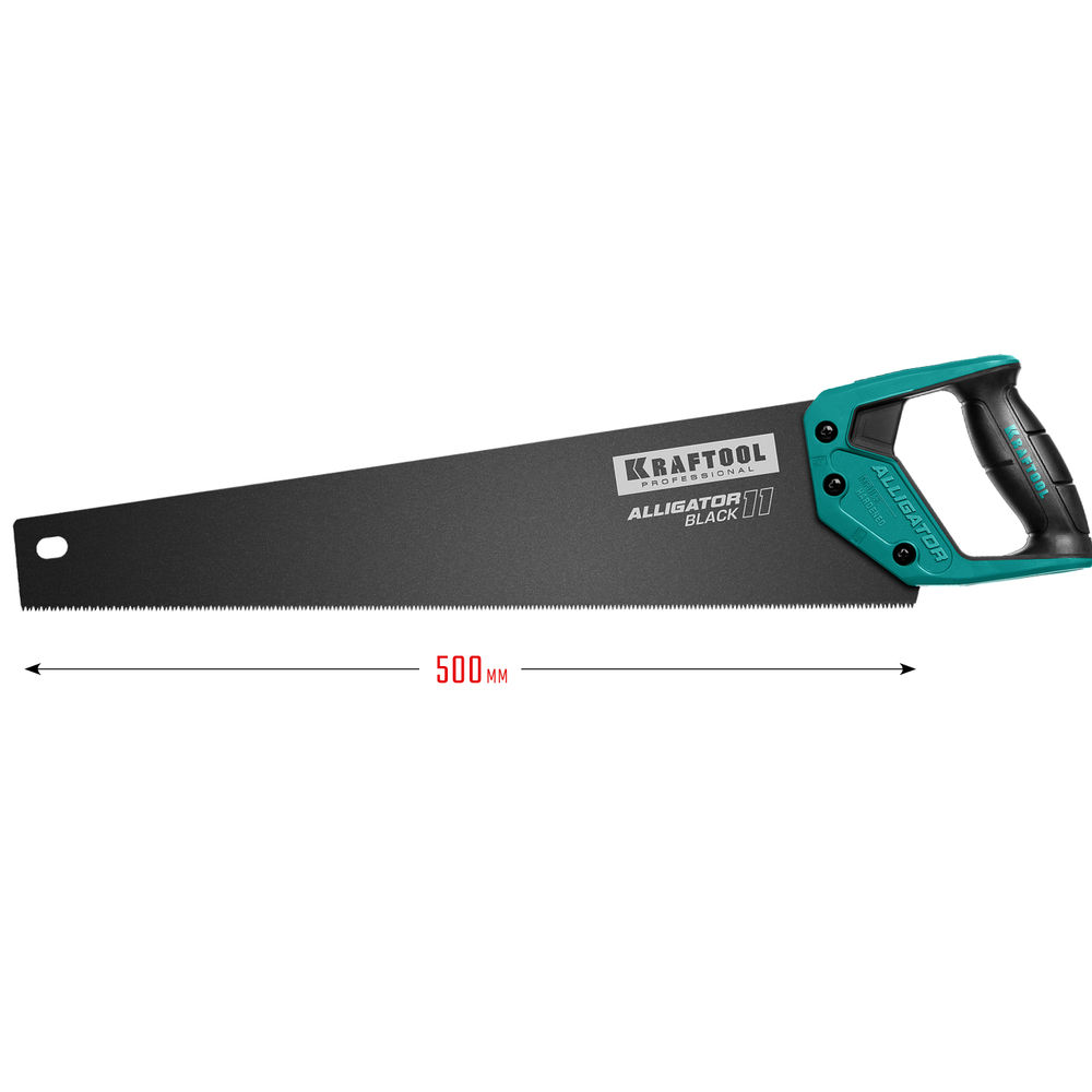 Ножовка для точного реза Alligator Black 11, 500 мм KRAFTOOL 15205-50