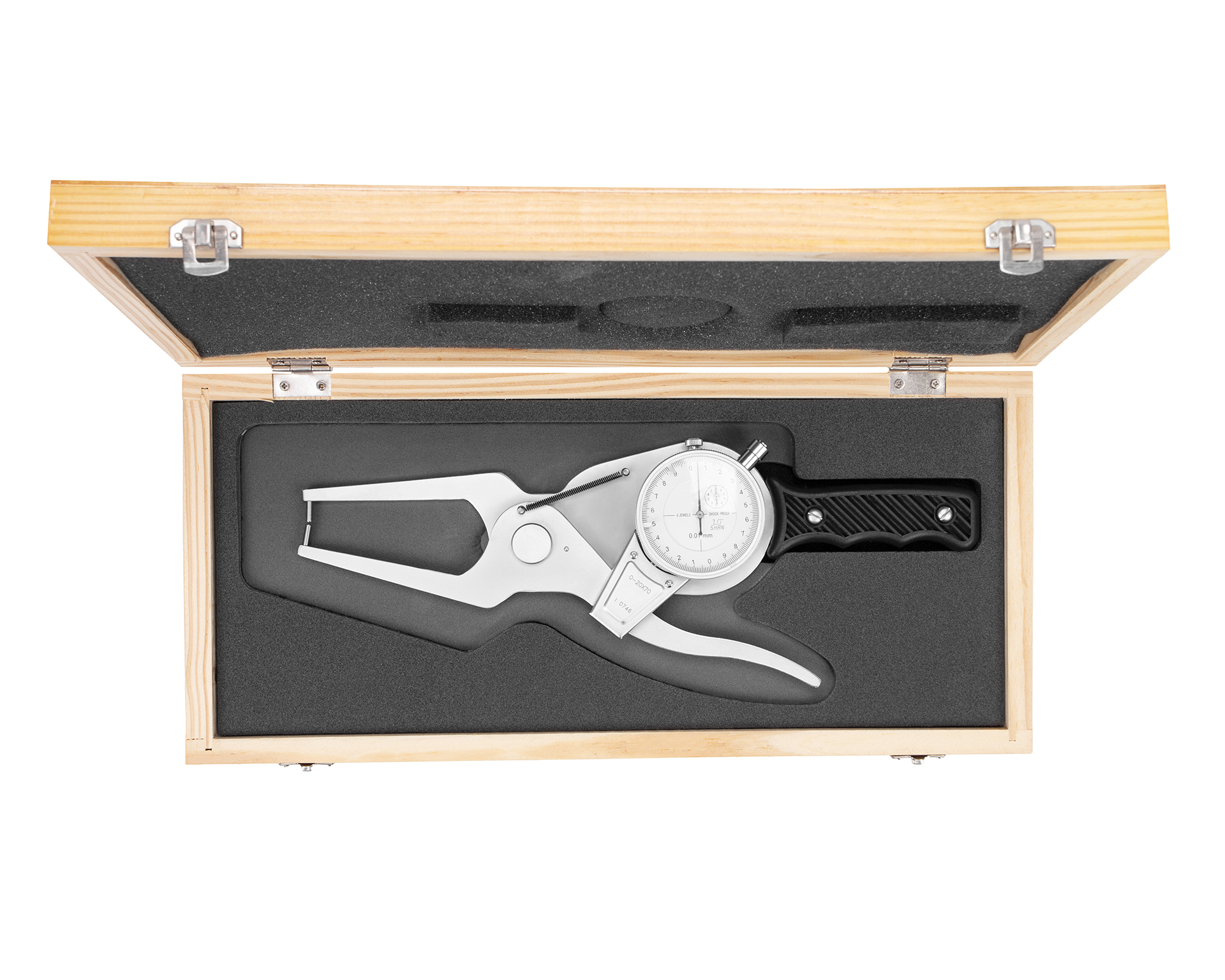 Кронциркуль индикаторный 0-20мм (L= 70) 0.01 д/наружных измерений SHAN