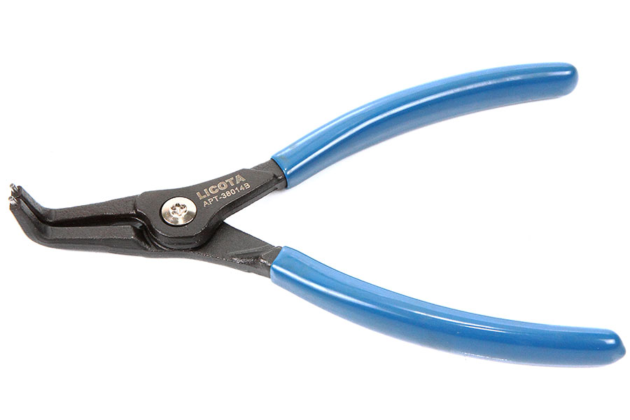 Съемник стопорных колец усиленный разжим загнутый 180 мм Licota APT-38014B