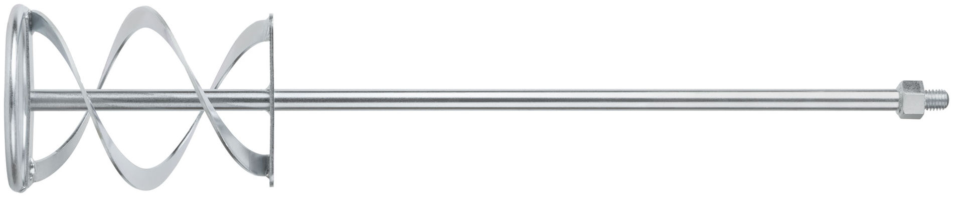 Миксер для тяжелых строительных смесей усиленный Профи, хвостовик М14, 120х590 мм (04284)