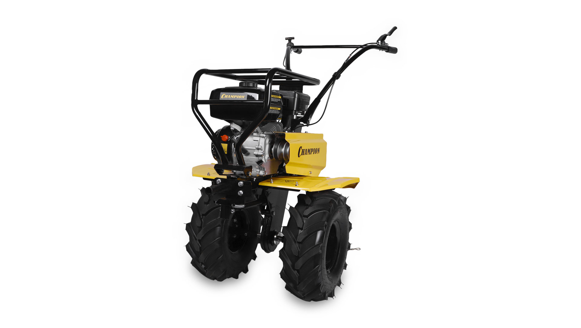 Мотоблок Champion BC8738 (7лс 3F/1R 81см 35см 6л 84кг, колеса 19х7.00-8 шкив) (BC8738)