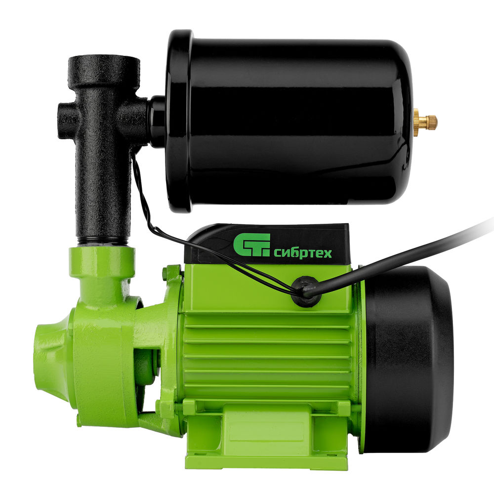 Насосная станция НС400-Ч, 400 Вт, напор 32 м, 2100 л/ч, ресивер 2 л Сибртех (97246)