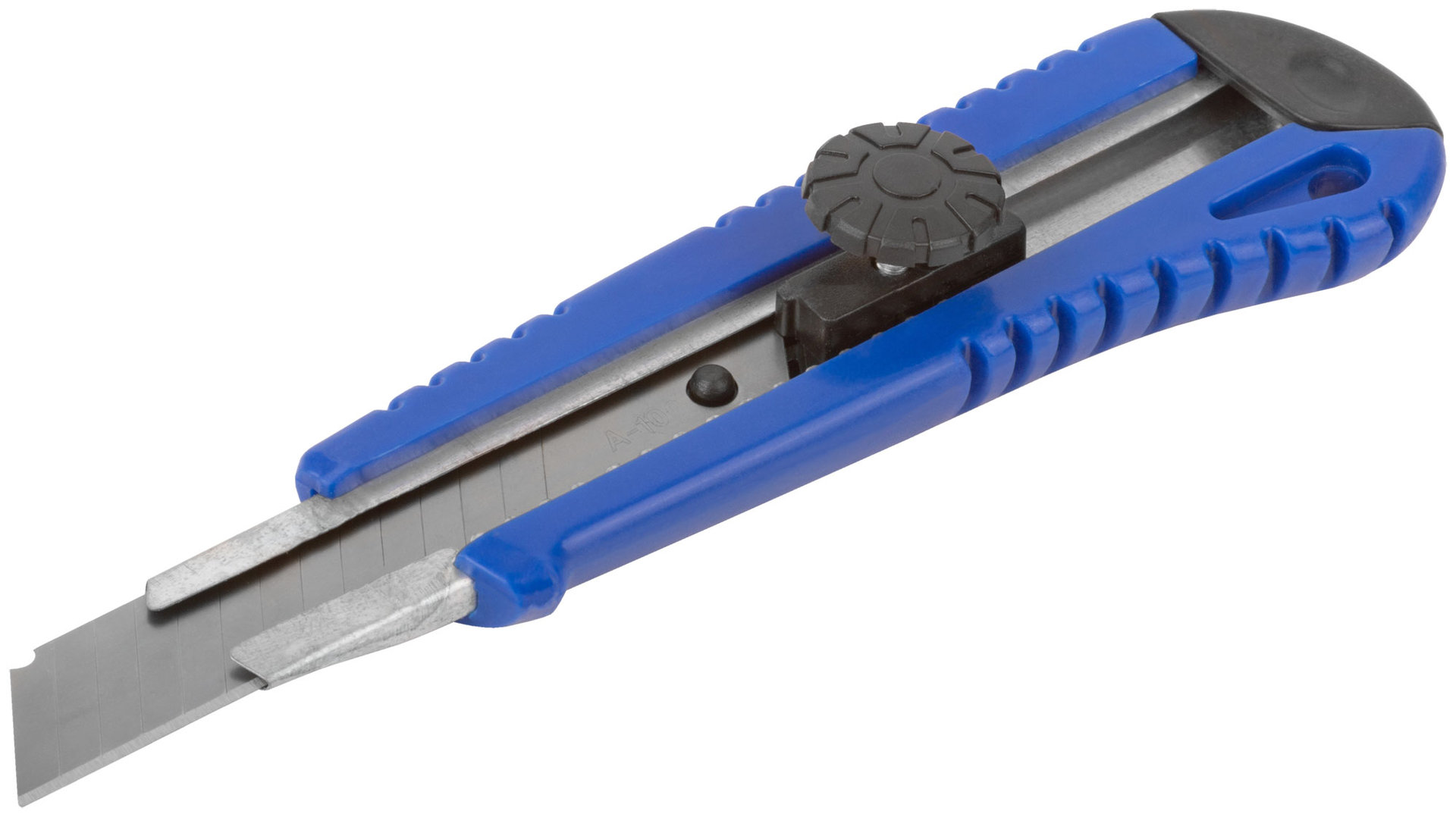 Нож технический пластиковый 18 мм, вращающийся прижим (10196М)